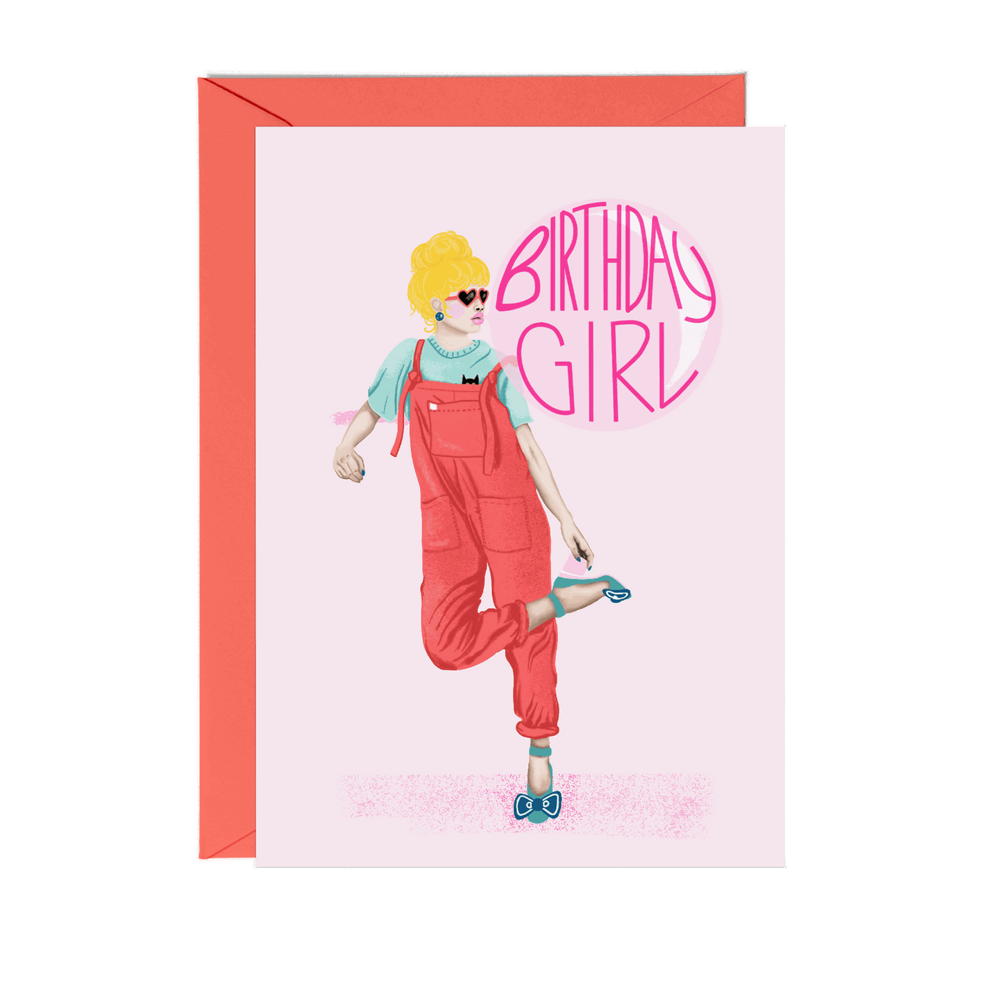 'Birthday Girl' Greeting Card - Fawn and Thistle -