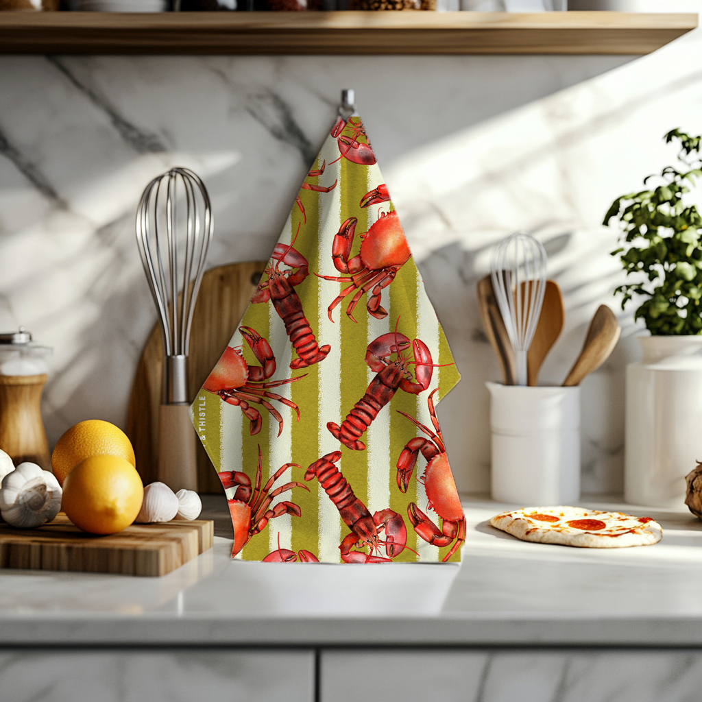 Frutti Di Mare Seaside Tea Towel
