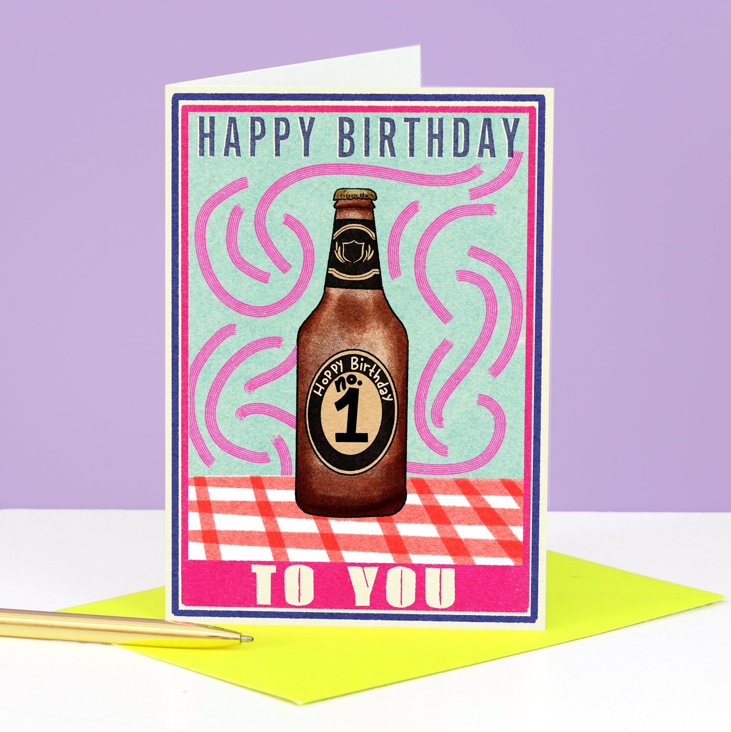 Happy Birthday Beer Greeting Card
