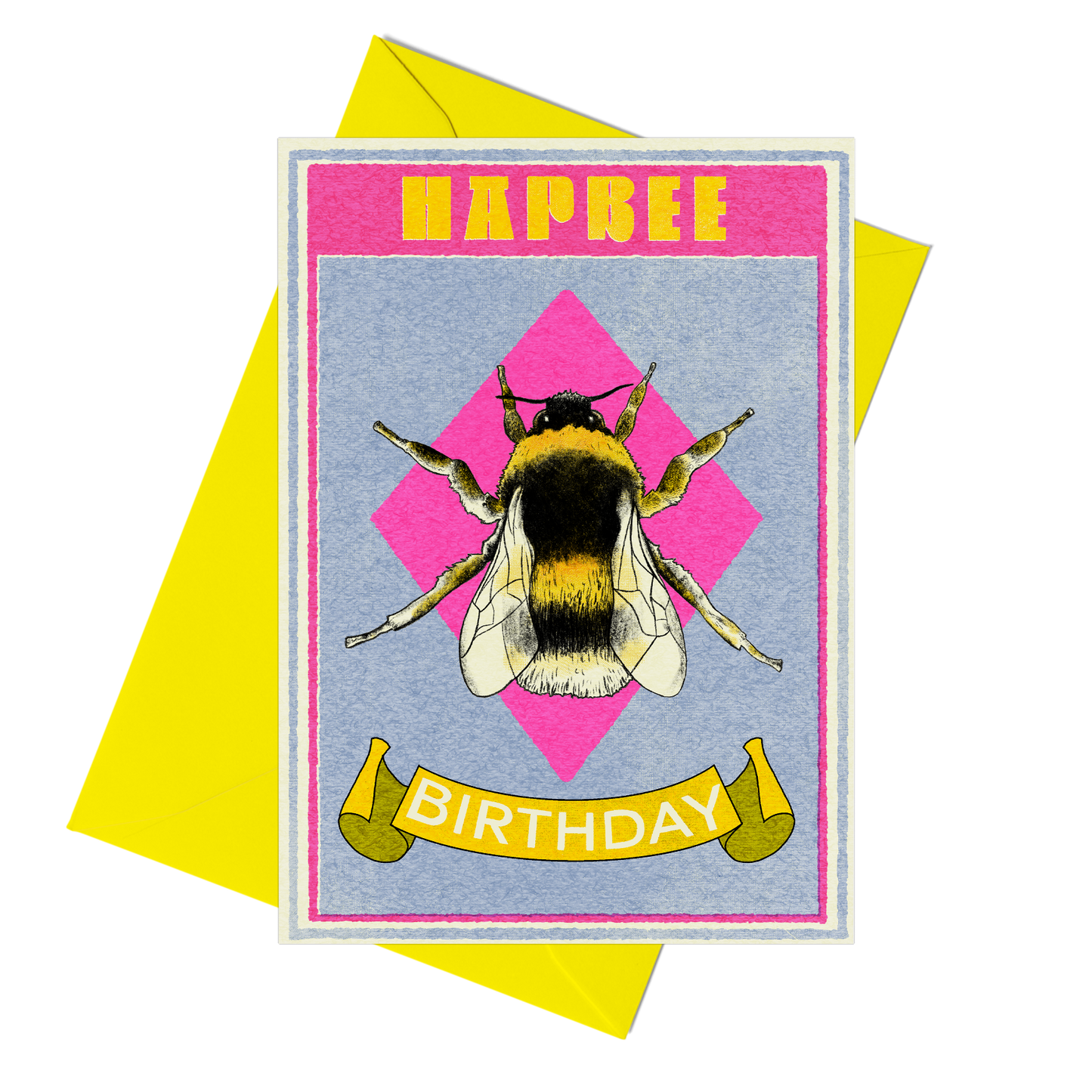 happy birthday bumble bee card by fawn and thistle