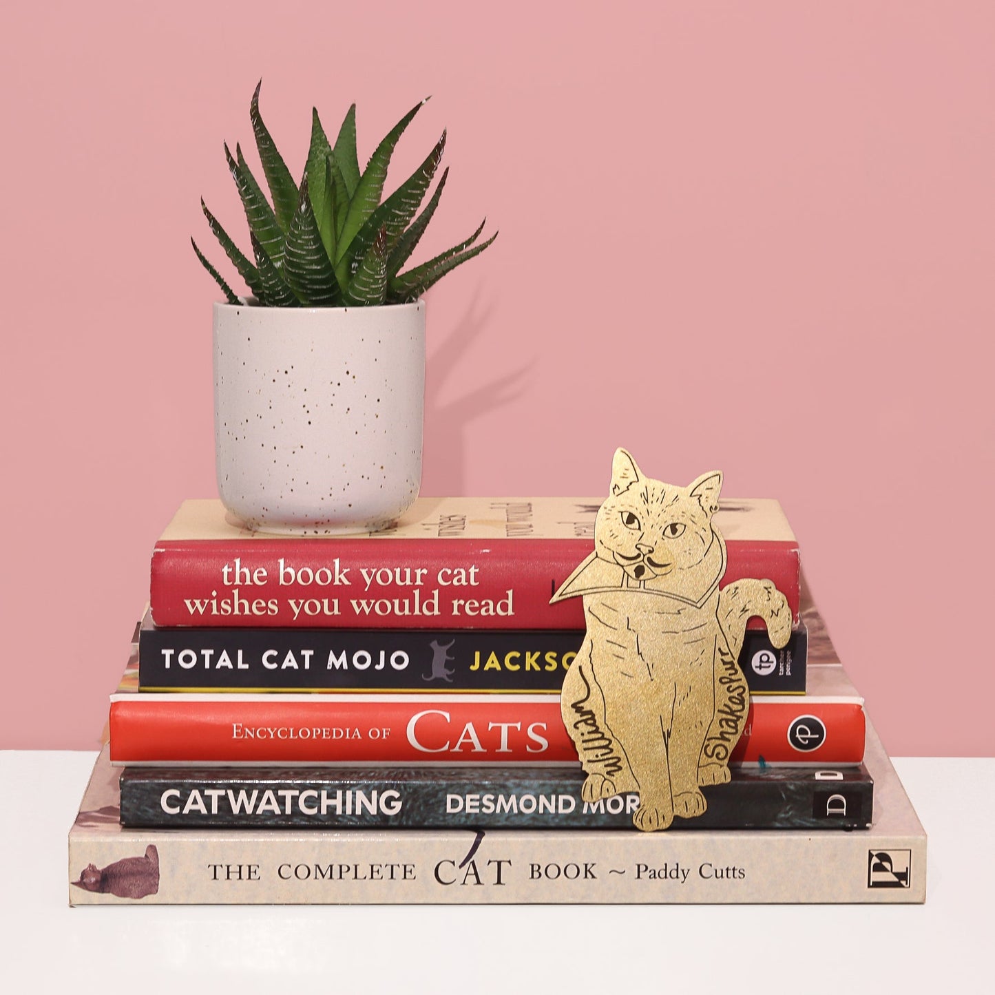 William Shakespurr cat bookmark | Fawn & Thistle