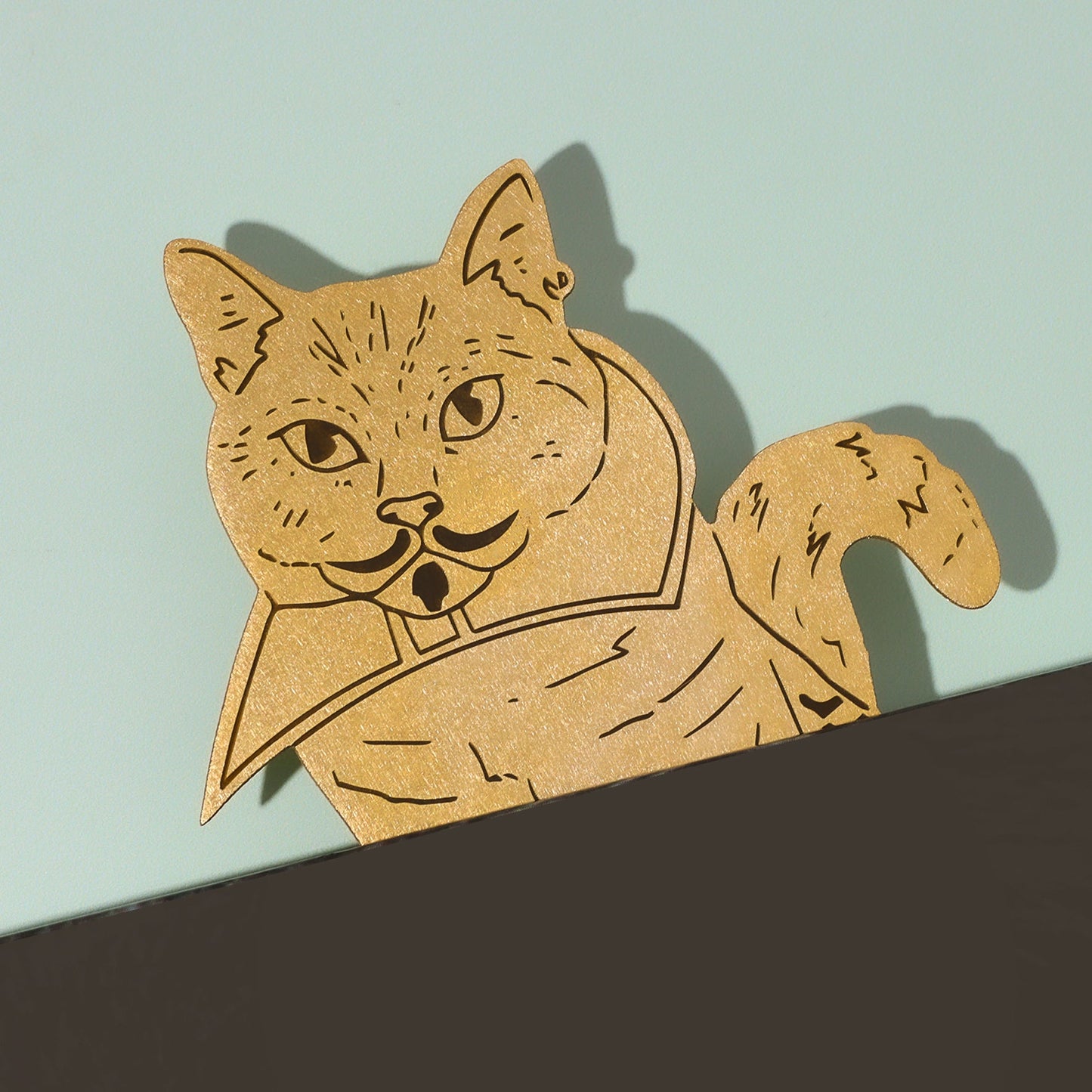 William Shakespurr cat bookmark | Fawn & Thistle