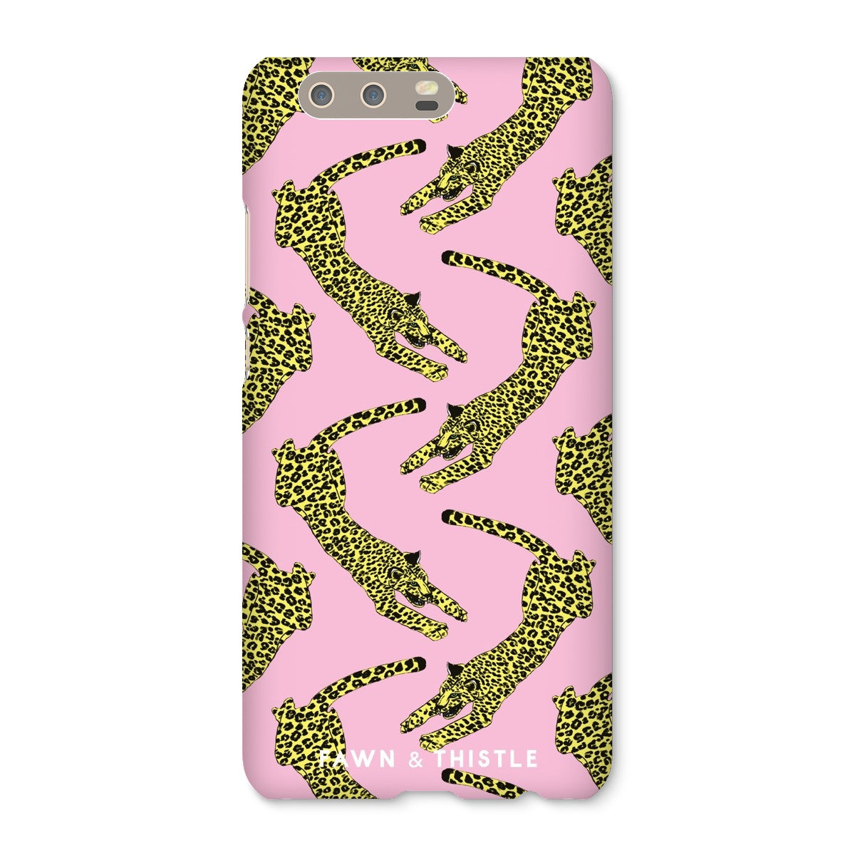 Leaping Leopard Pattern Phone Case