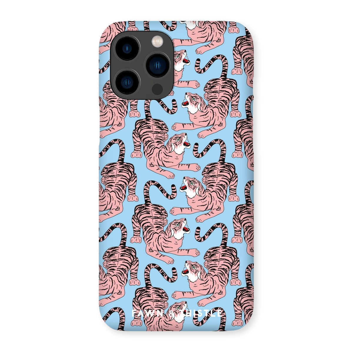 Roaring Pink Tiger Snap Phone Case