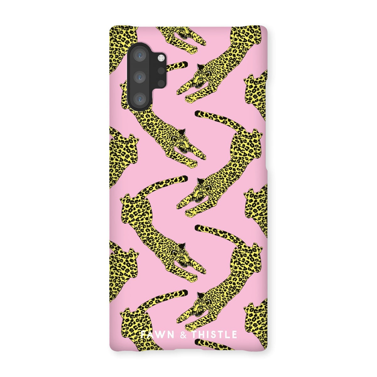 Leaping Leopard Pattern Phone Case