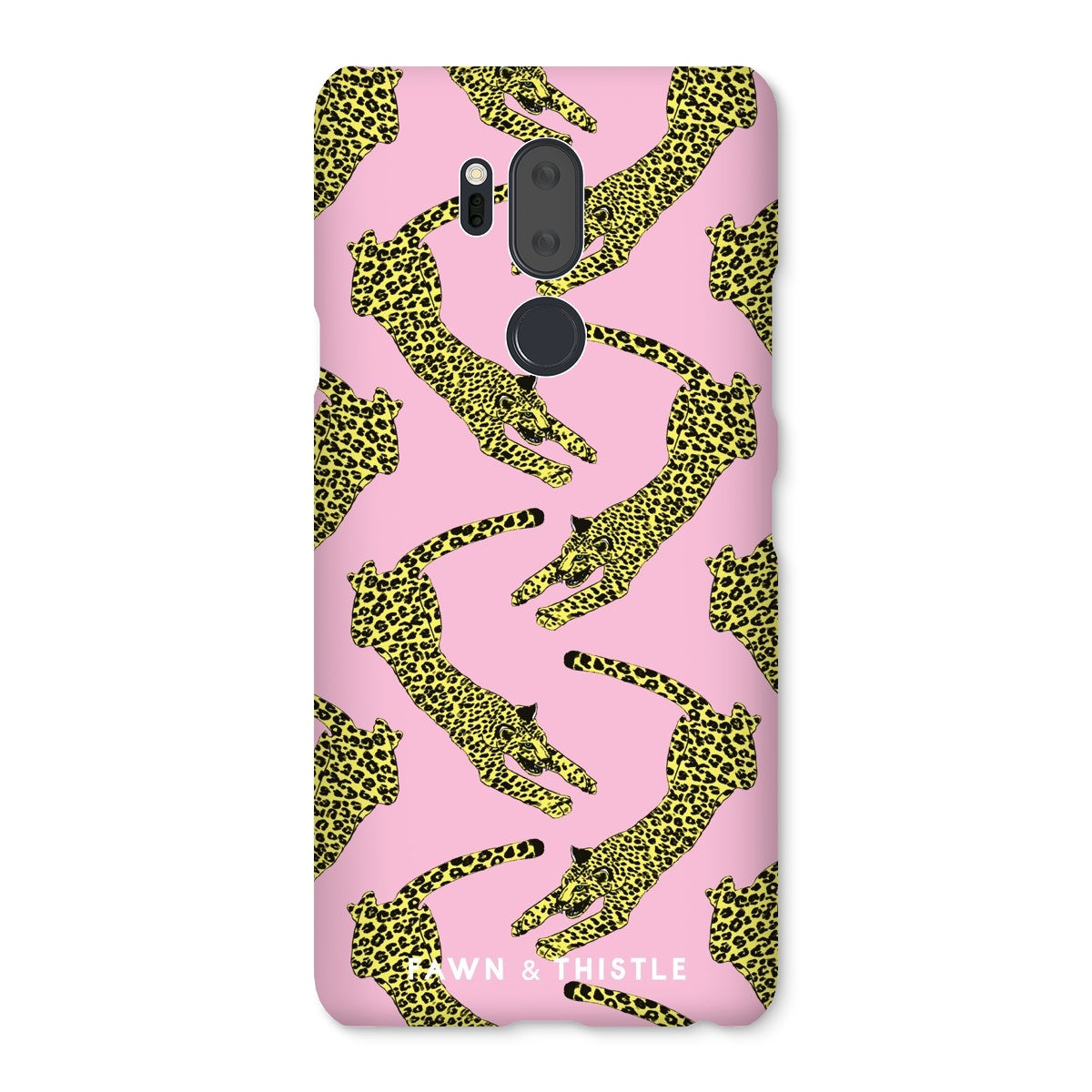 Leaping Leopard Pattern Phone Case