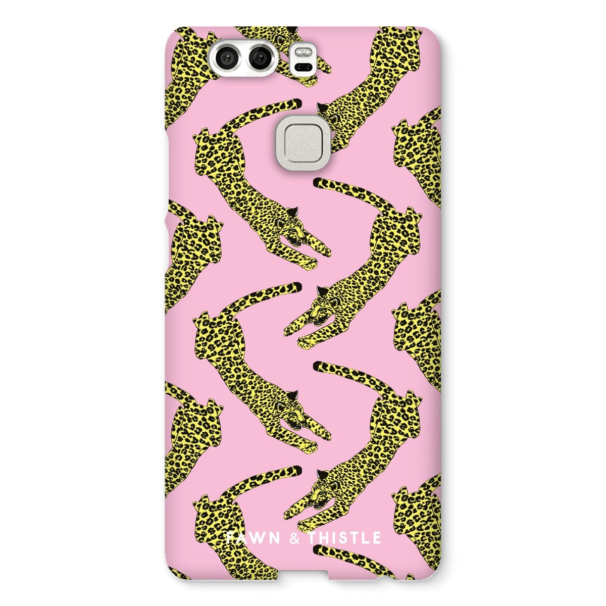 Leaping Leopard Pattern Phone Case