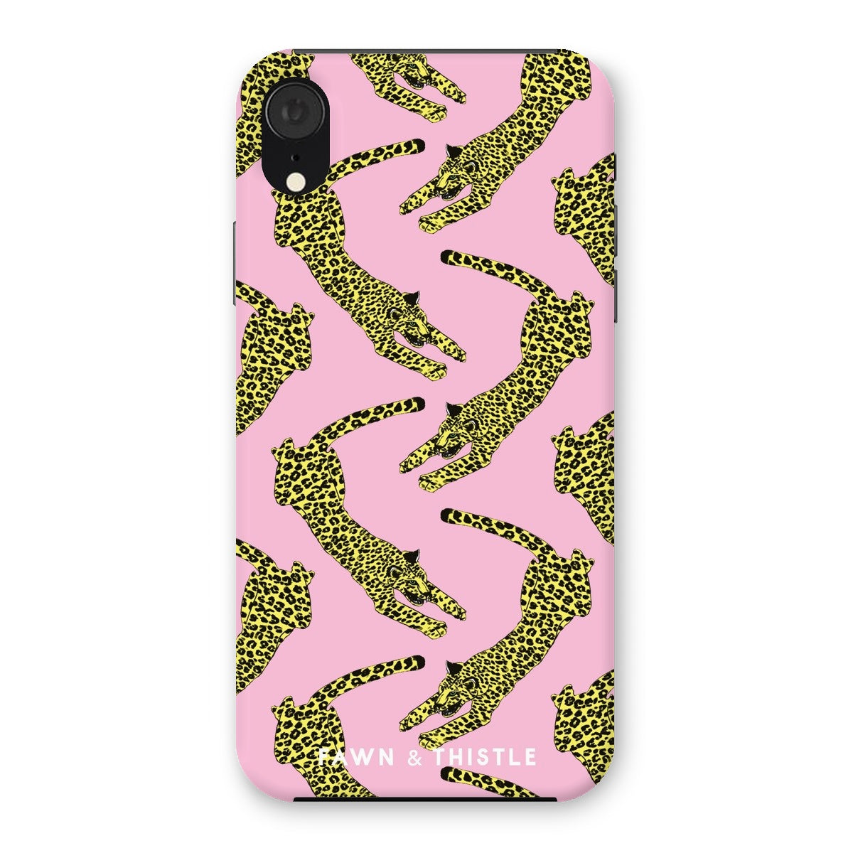 Leaping Leopard Pattern Phone Case