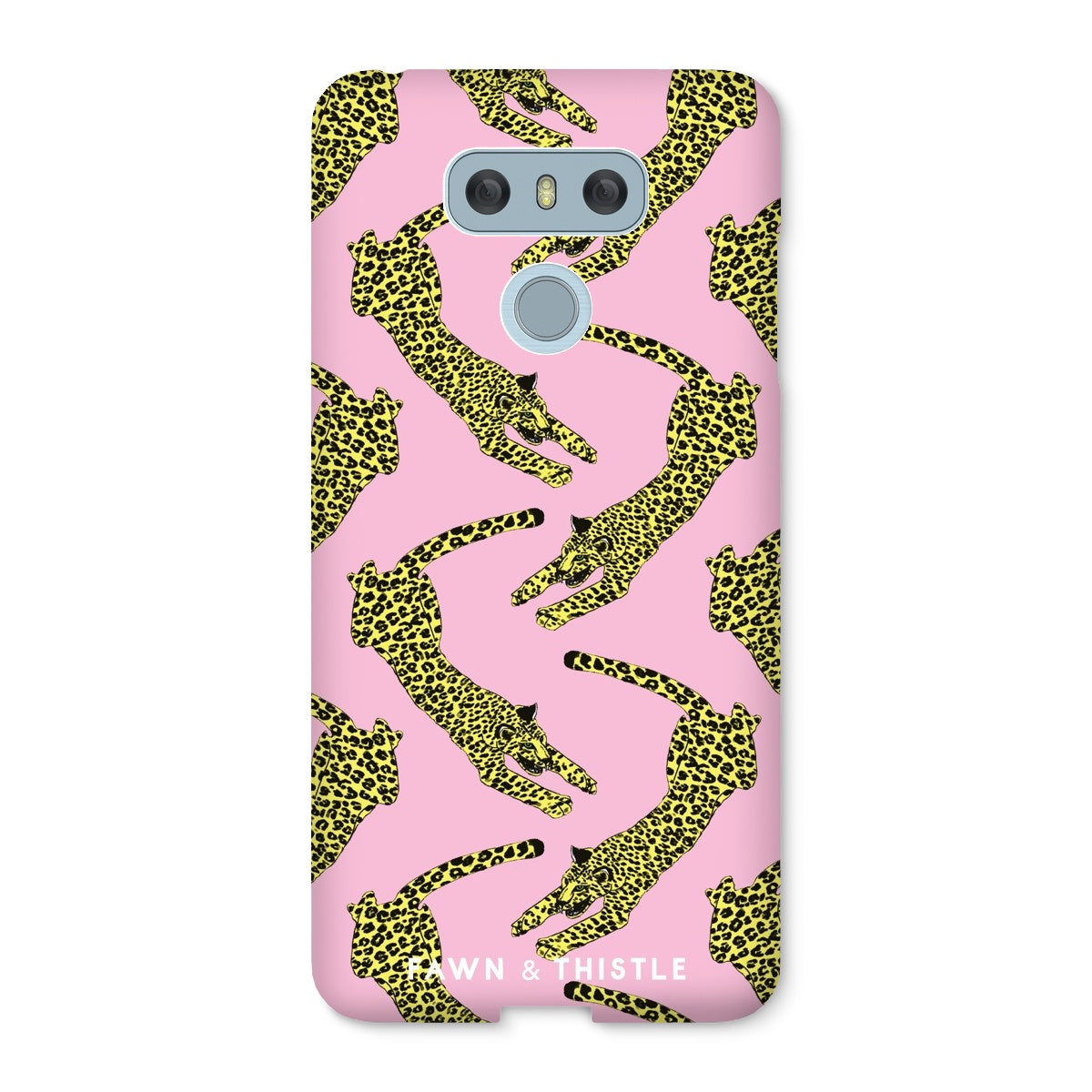 Leaping Leopard Pattern Phone Case