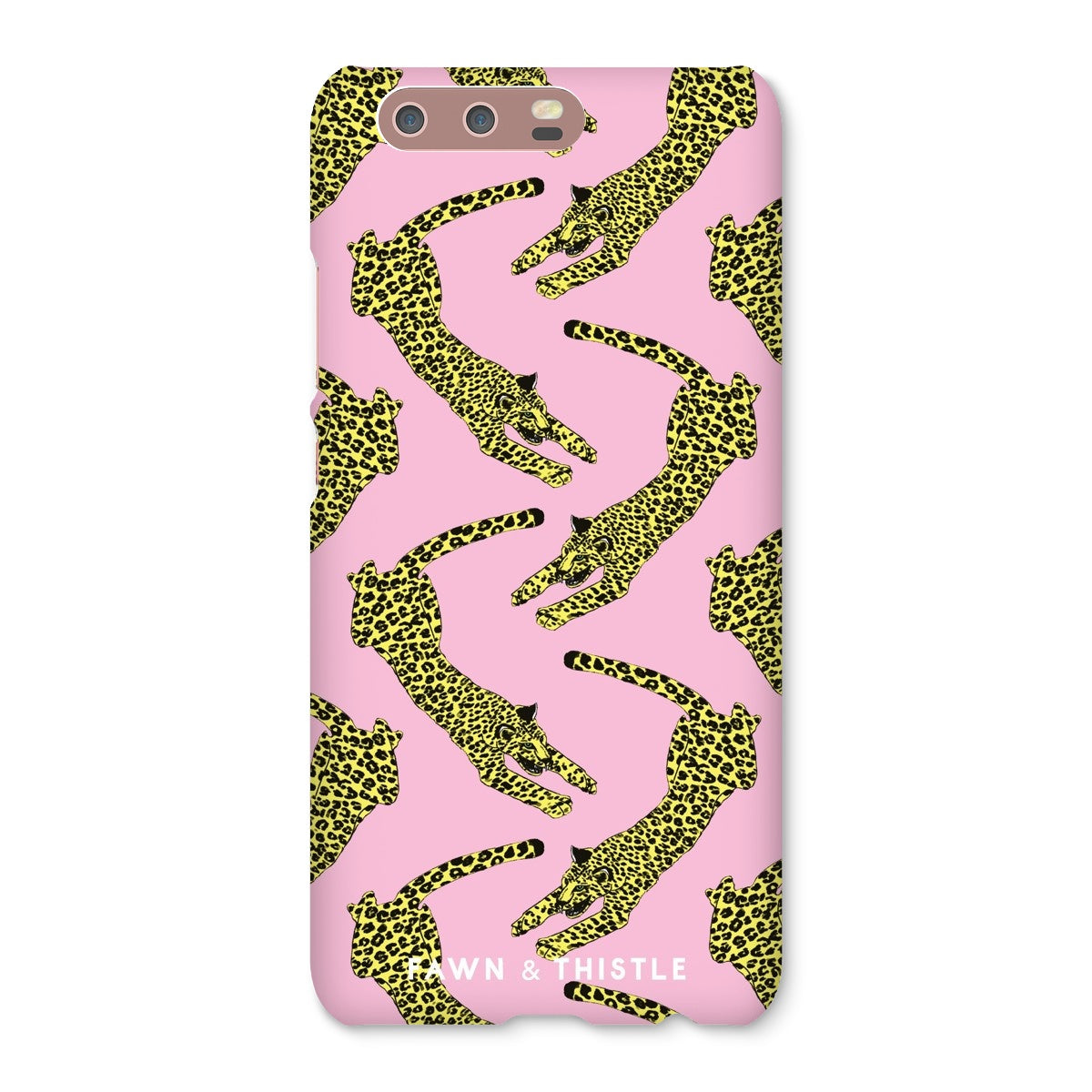 Leaping Leopard Pattern Phone Case