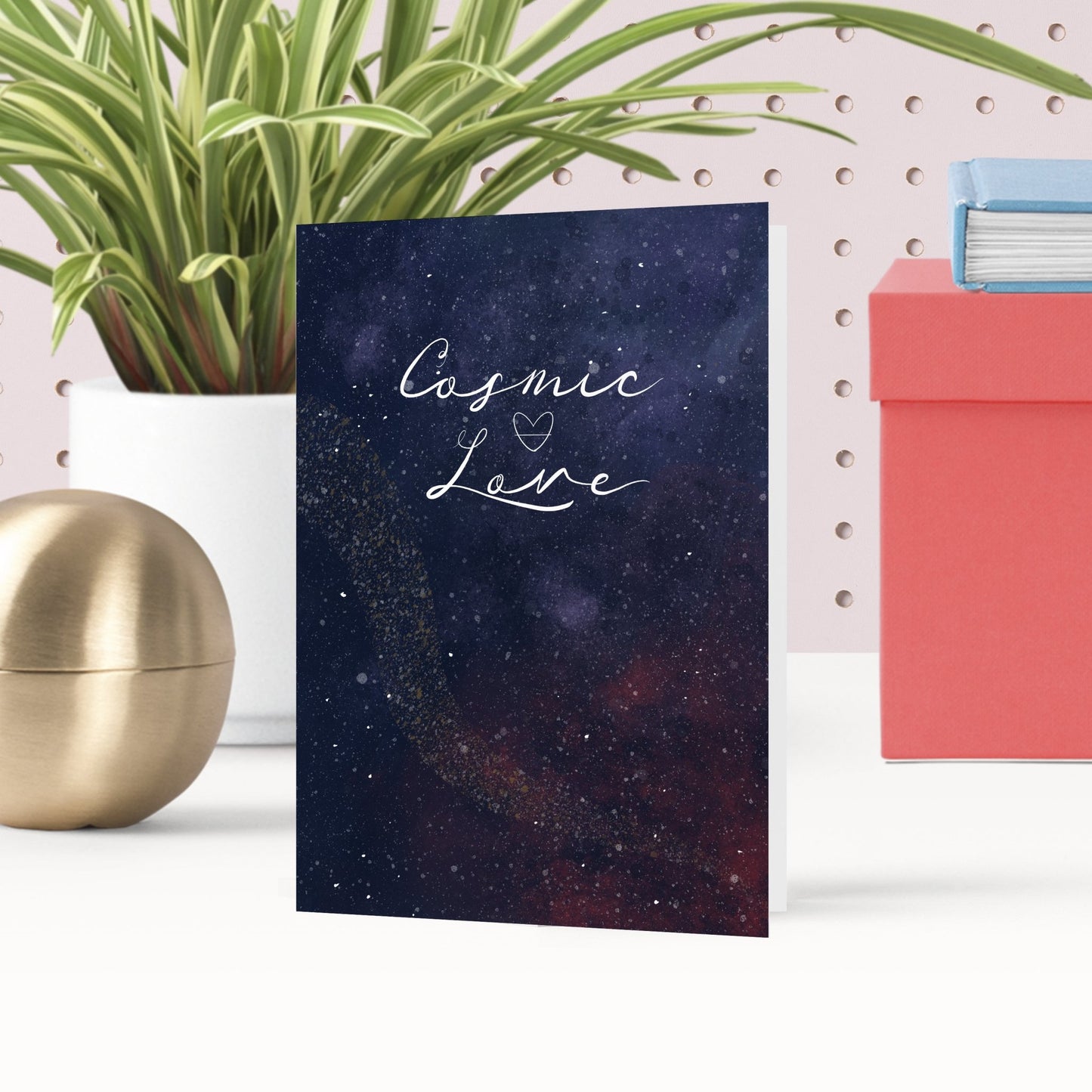 Cosmic Love Celestial Greeting Card - Fawn and Thistle