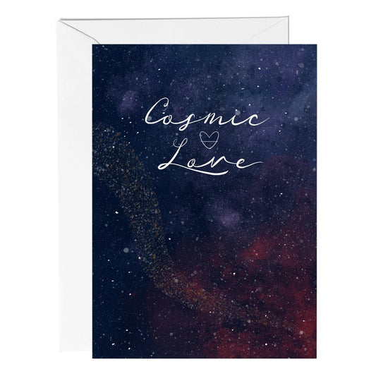 Cosmic Love Celestial Greeting Card - Fawn and Thistle