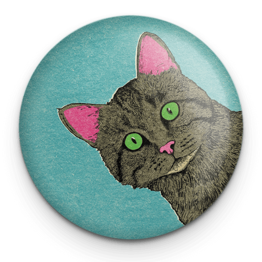 Curious Cat Pocket Mirror - Fawn and Thistle