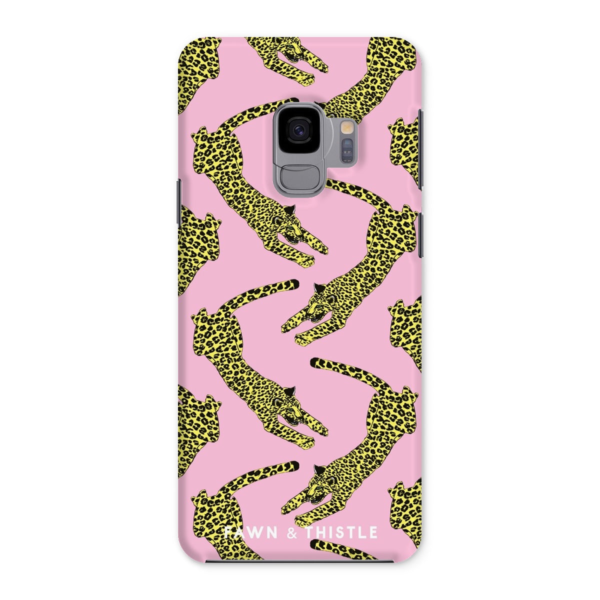 Leaping Leopard Pattern Phone Case