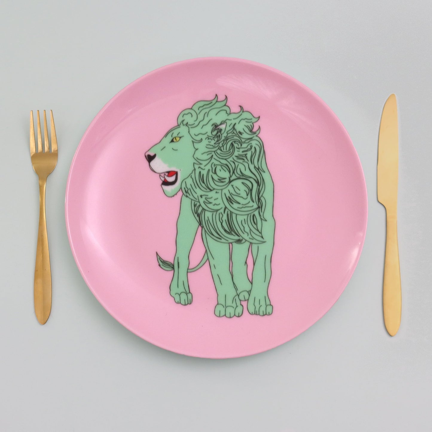 Grr Lion Plate - Fawn and Thistle