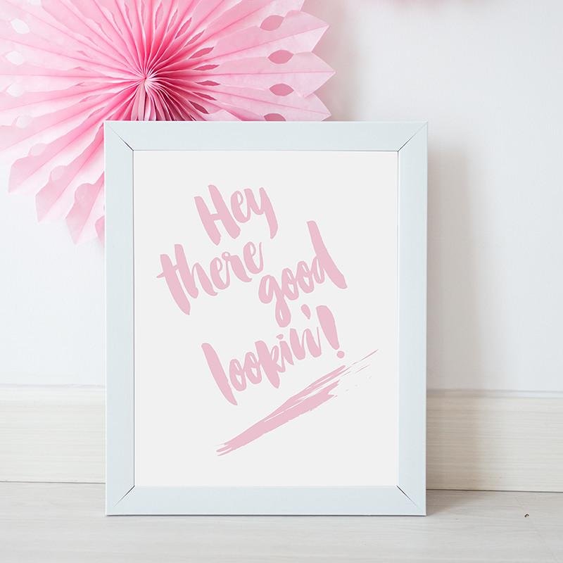 Hey Good Lookin' A3 Art Print - Fawn and Thistle