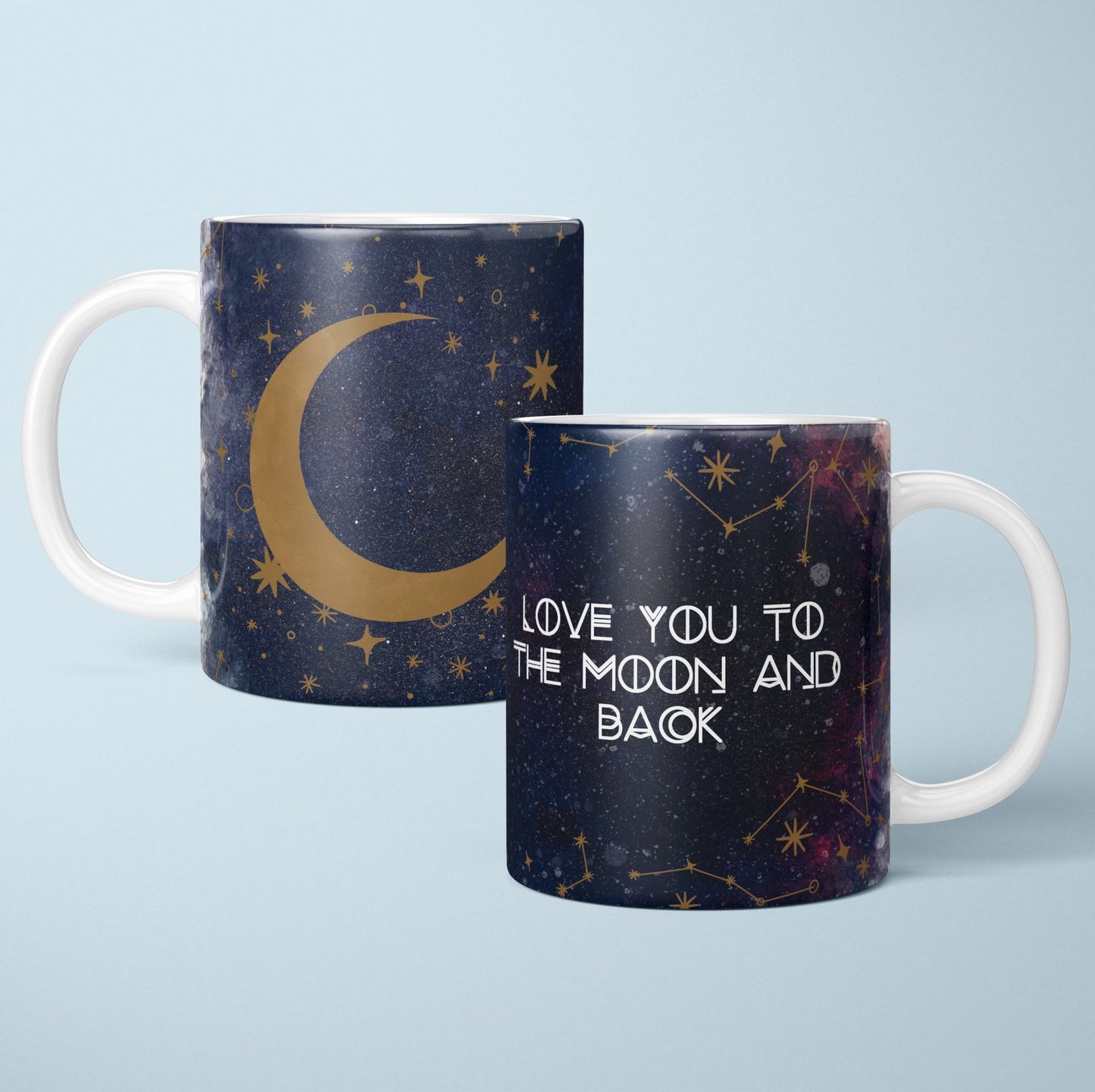 Love You to the Moon and Back Coffee Mug - Fawn and Thistle