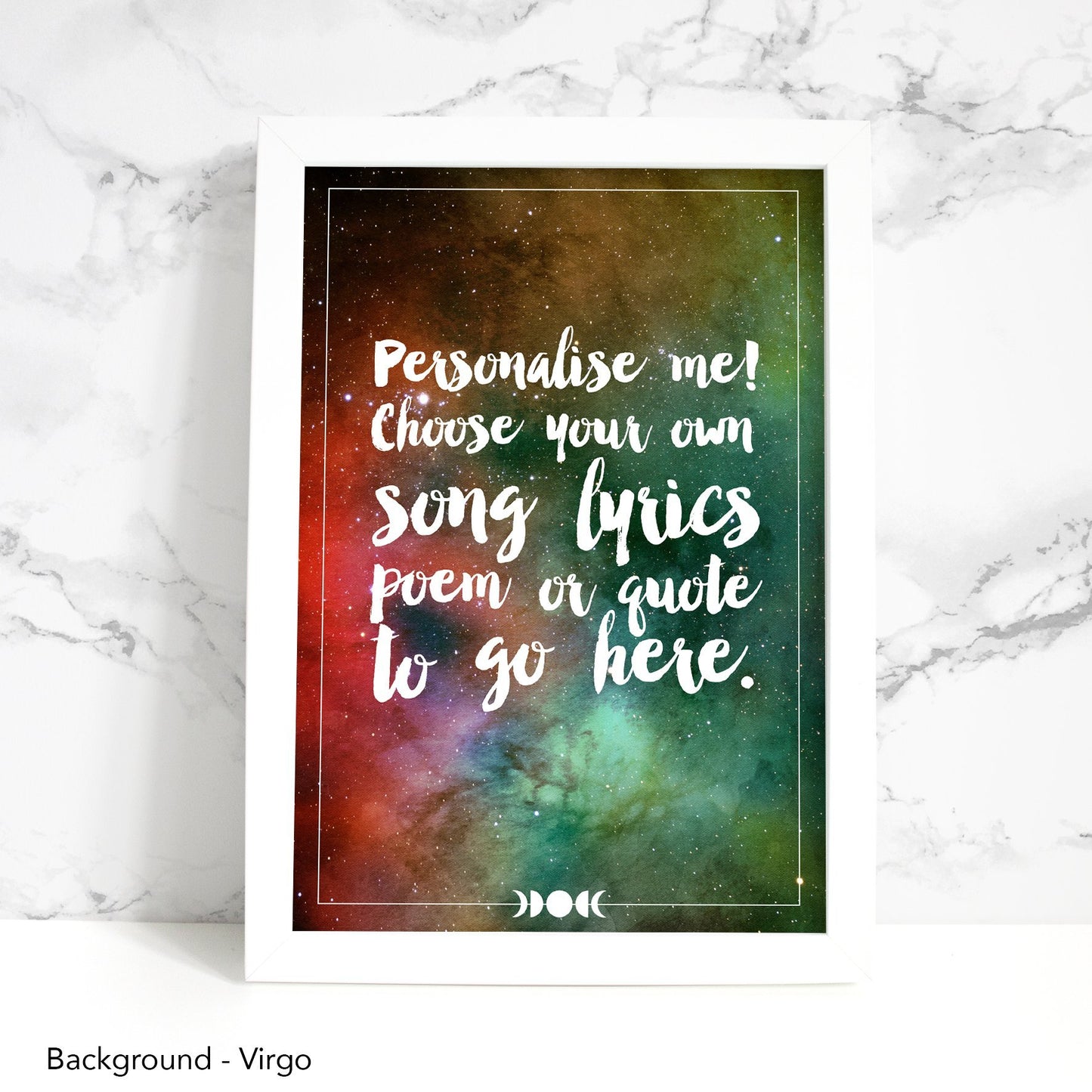 Personalised Favourite Song Lyrics Or Quote Print - Fawn and Thistle