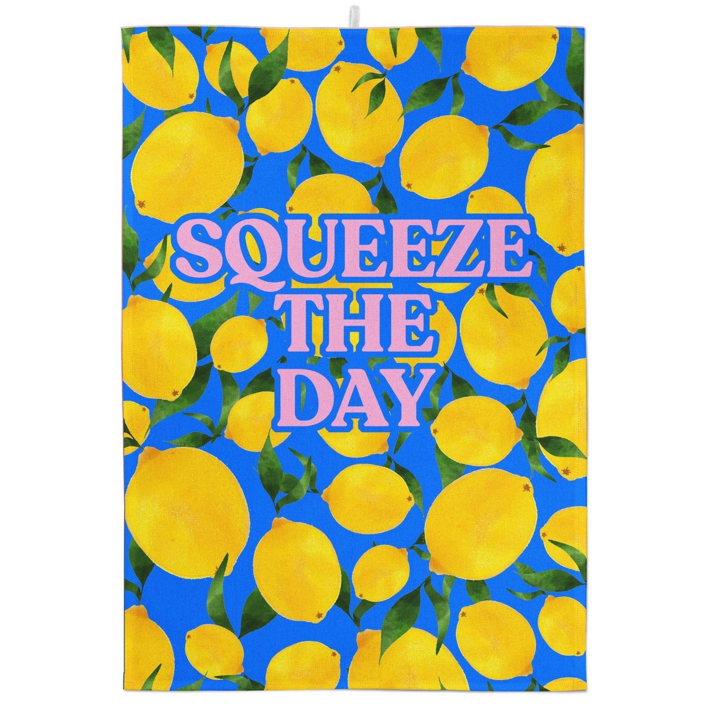 Squeeze The Day Lemons Tea Towel - Fawn and Thistle