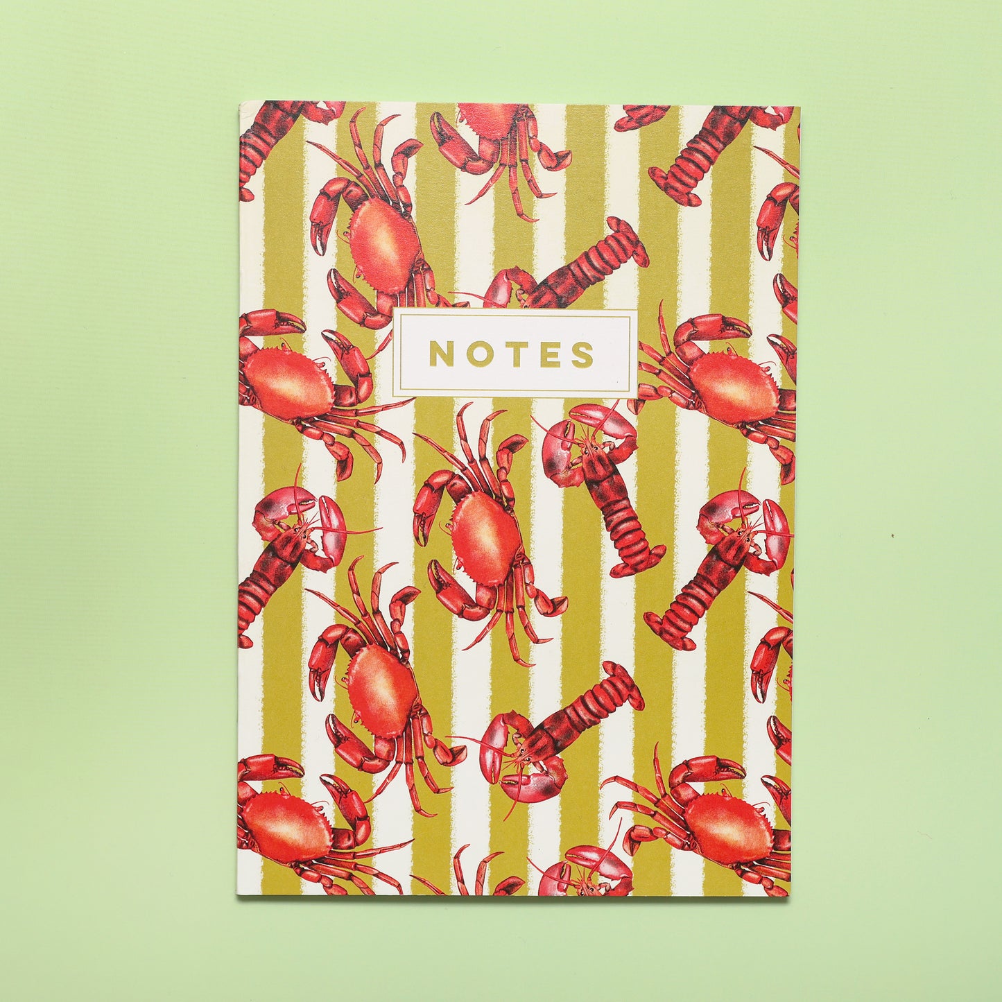 Frutti Di Mare Crustaceans A5 Lined Notebook