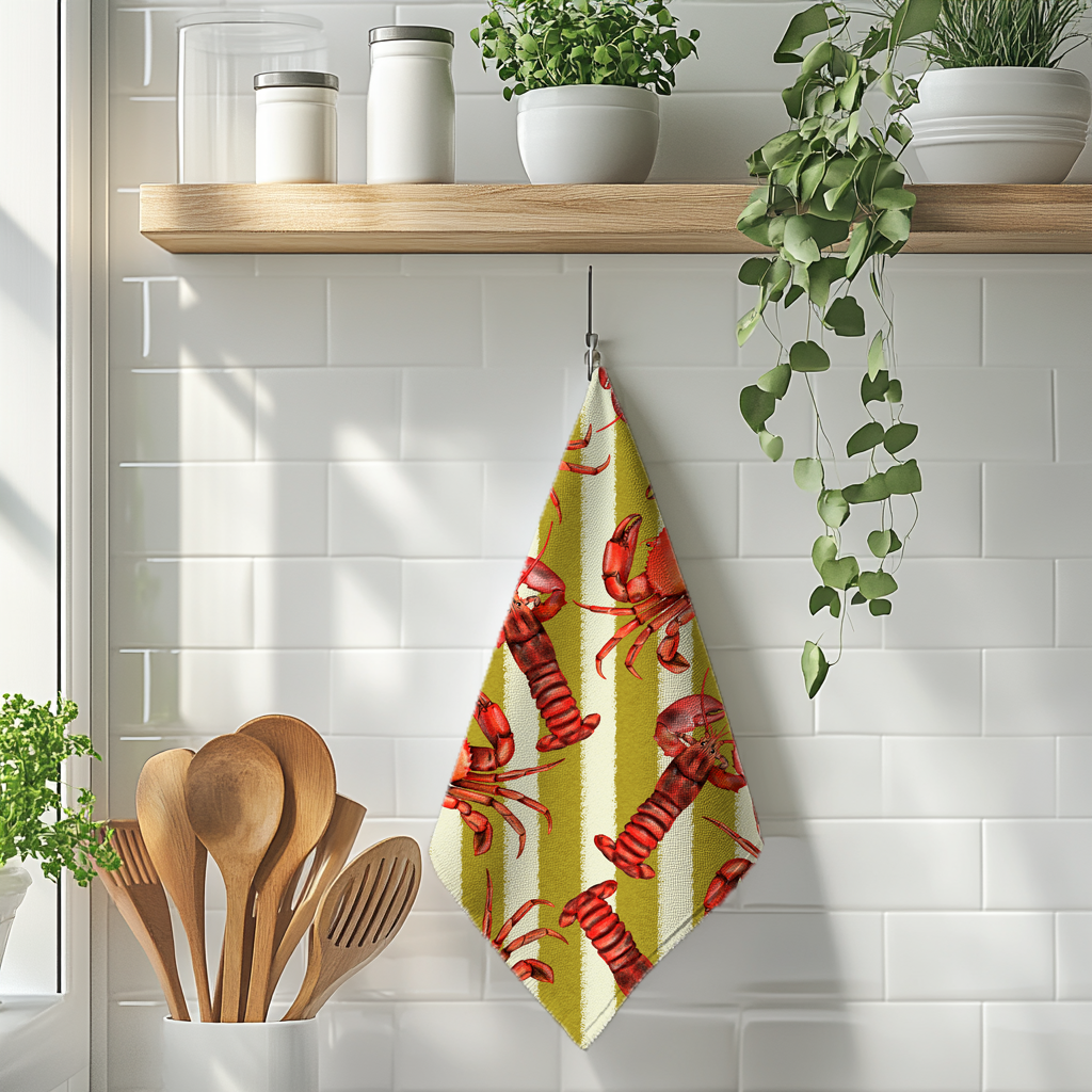 Frutti Di Mare Seaside Tea Towel