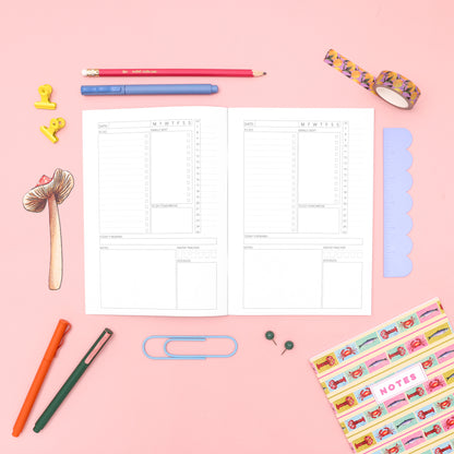 Cat's Pantry A5 Daily Planner | Undated Planner