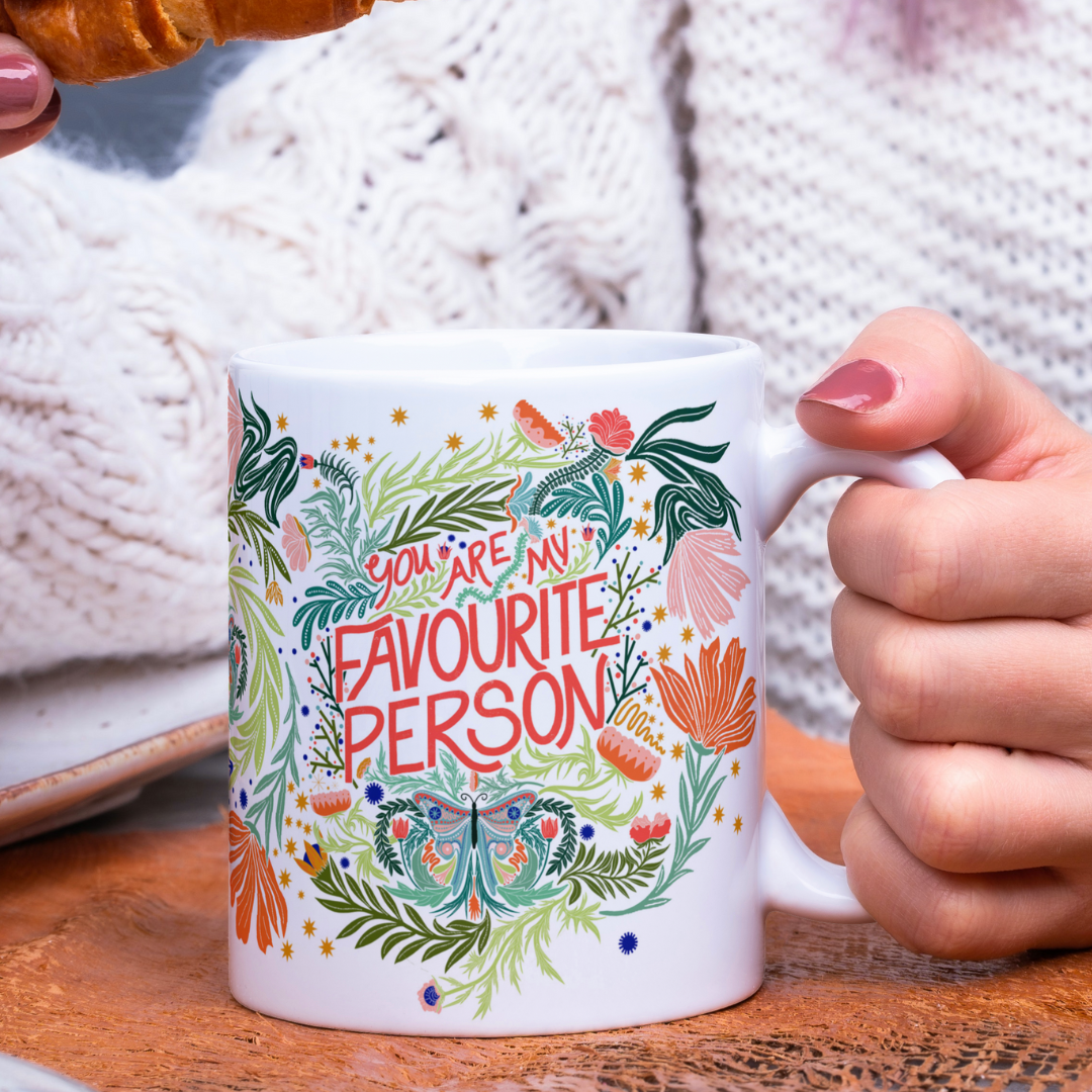 you are my favourite person mu by Fawn & Thistle
