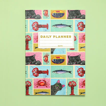 Cat's Pantry A5 Daily Planner | Undated Planner