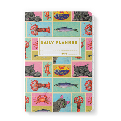 Cat's Pantry A5 Daily Planner | Undated Planner