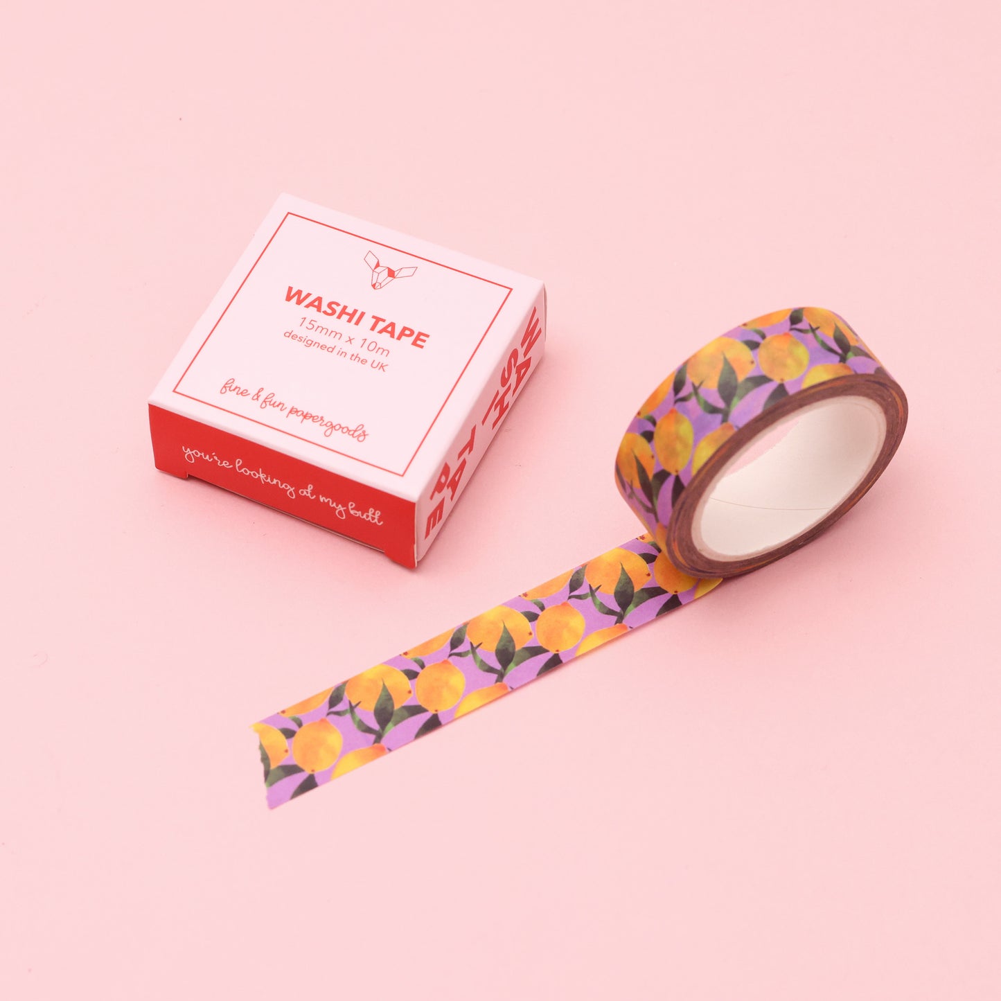 Lemon Pattern Washi Tape