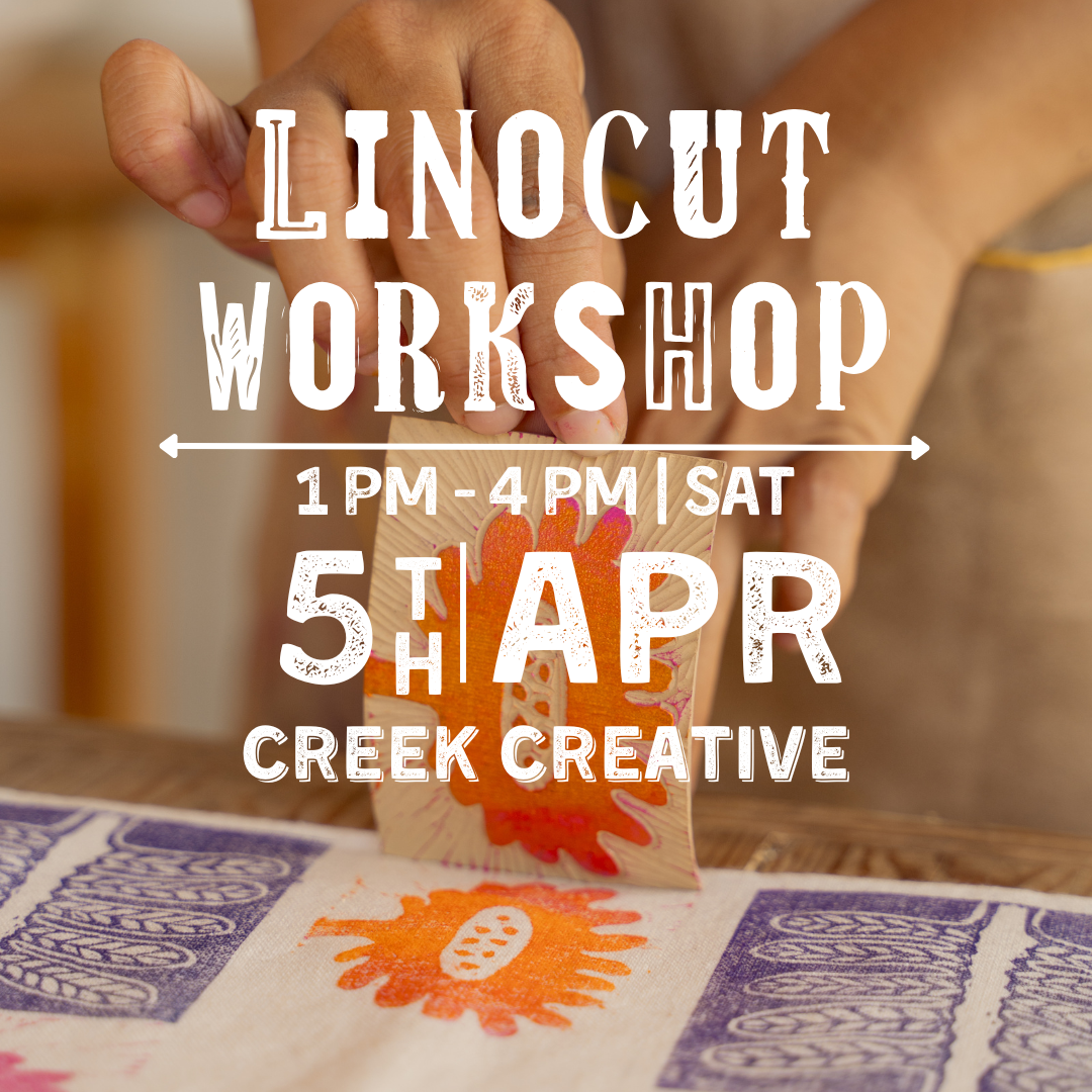 April Linocut Workshop : 5th April 2025 | Creek Creative, Faversham