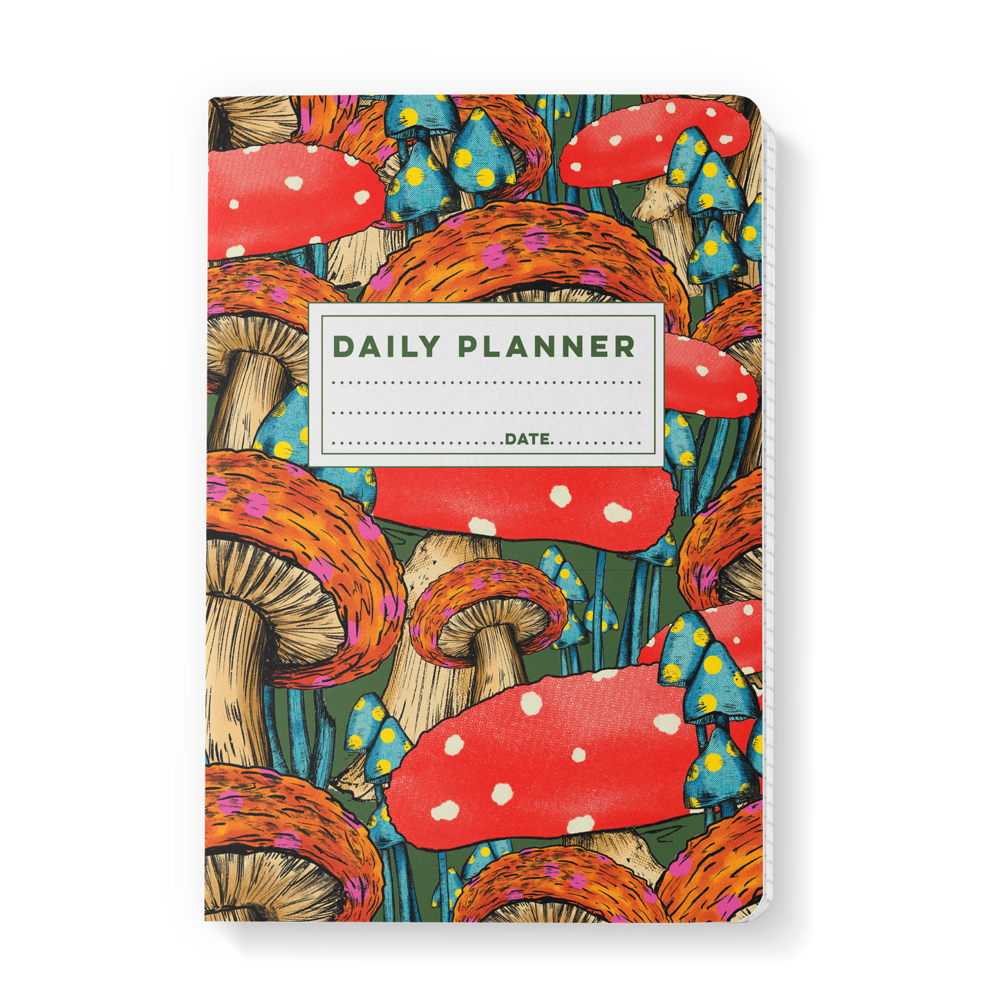 Mushroom A5 Daily Planner | Undated Planner