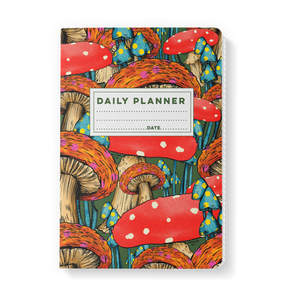 Mushroom A5 Daily Planner | Undated Planner