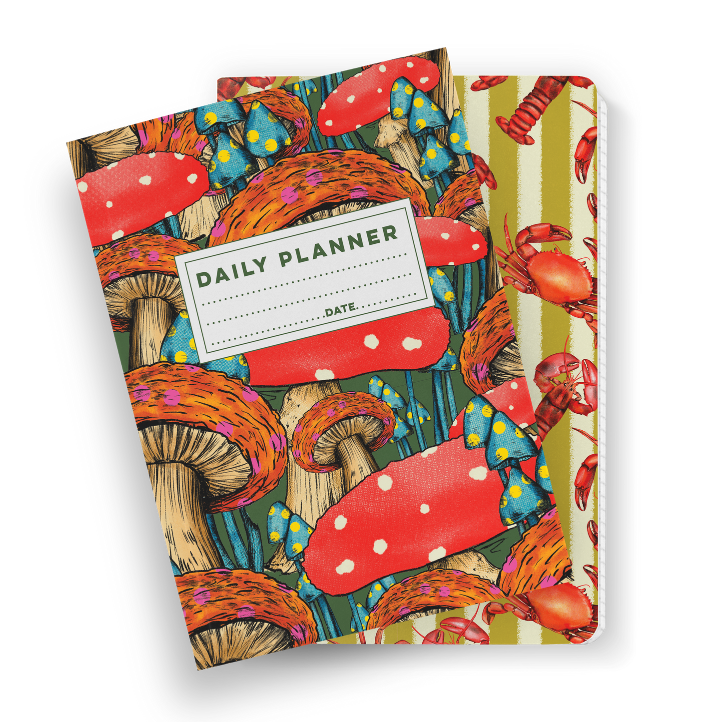 Mushroom A5 Daily Planner | Undated Planner