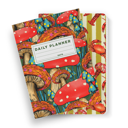 Mushroom A5 Daily Planner | Undated Planner