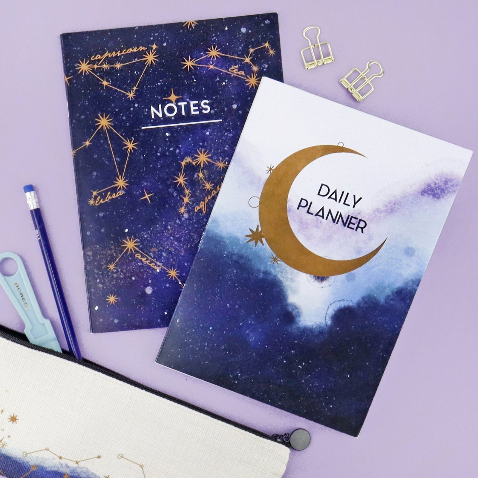 *Seconds Sale* Celestial Moon Daily Planner - Fawn and Thistle - 