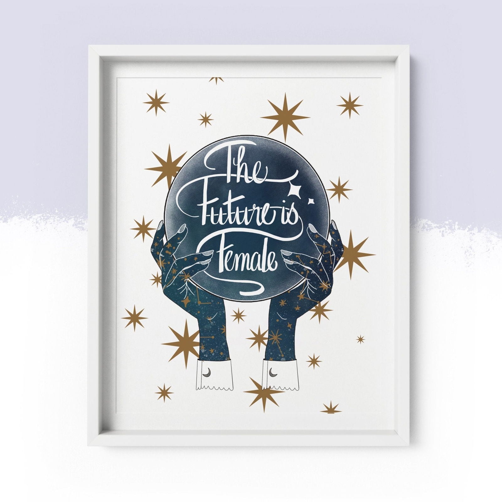 'The Future is Female' Art Print A4 - Fawn and Thistle - 