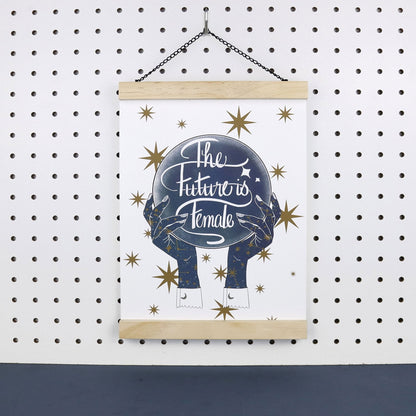 'The Future is Female' Art Print A4 - Fawn and Thistle - 