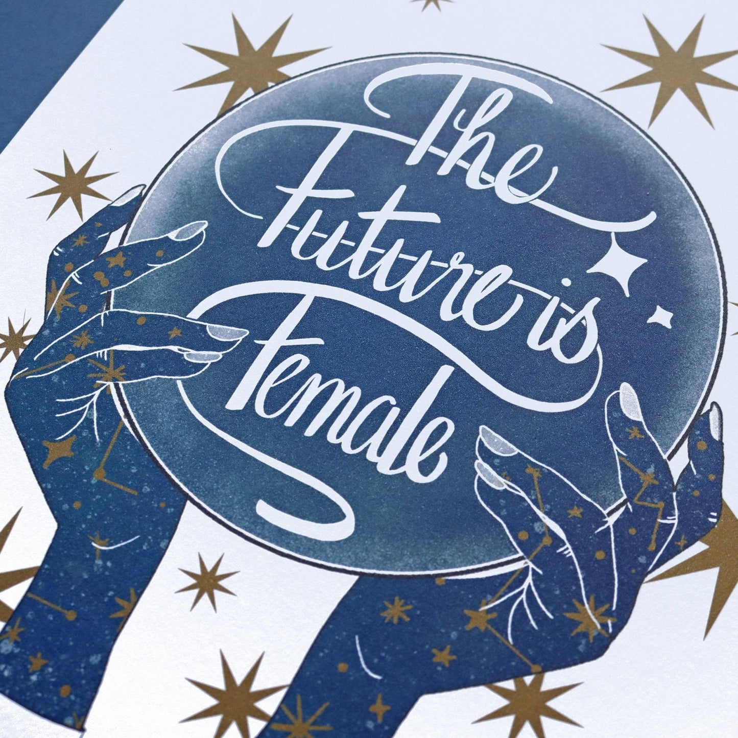 'The Future is Female' Art Print A4 - Fawn and Thistle - 