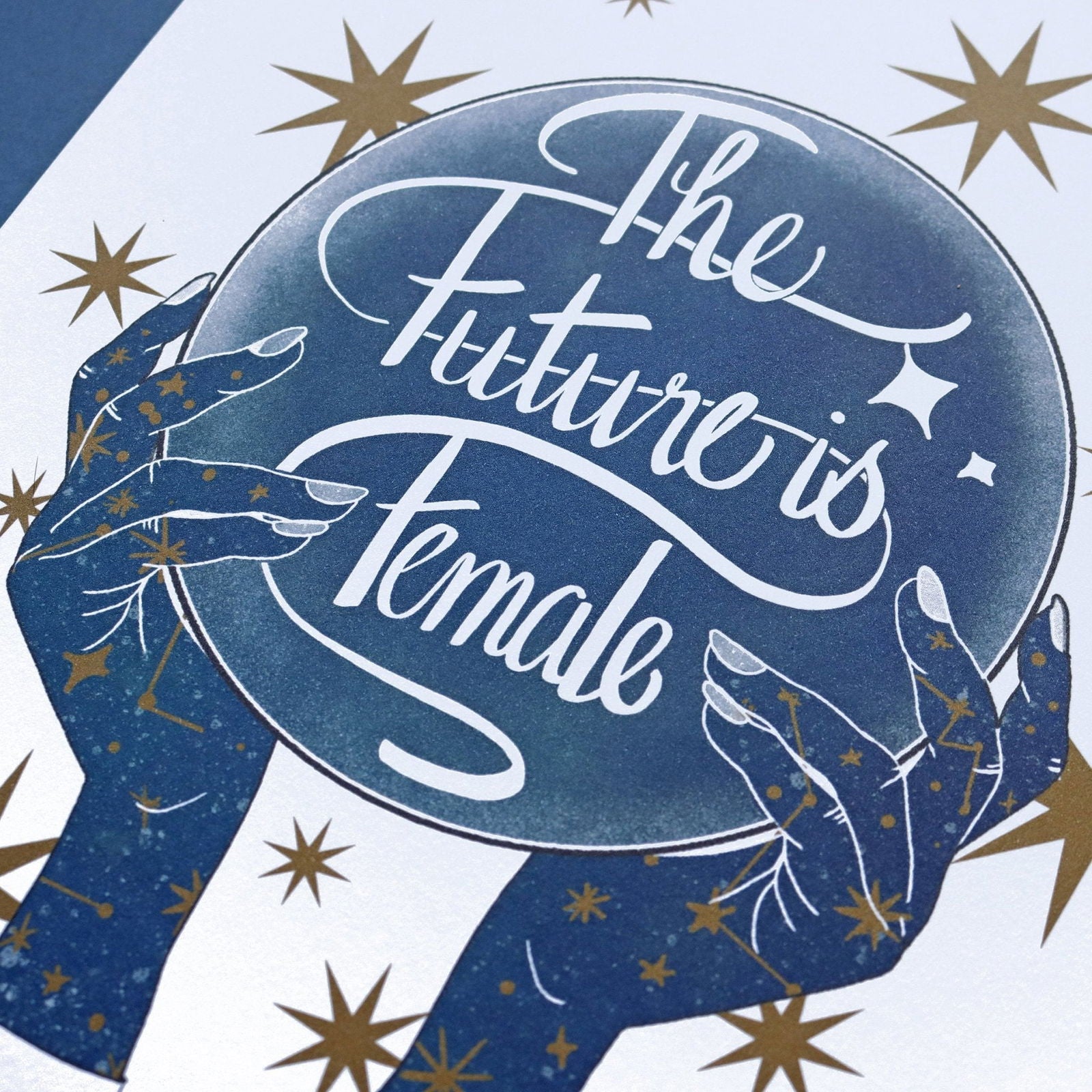 'The Future is Female' Art Print A4 - Fawn and Thistle - 