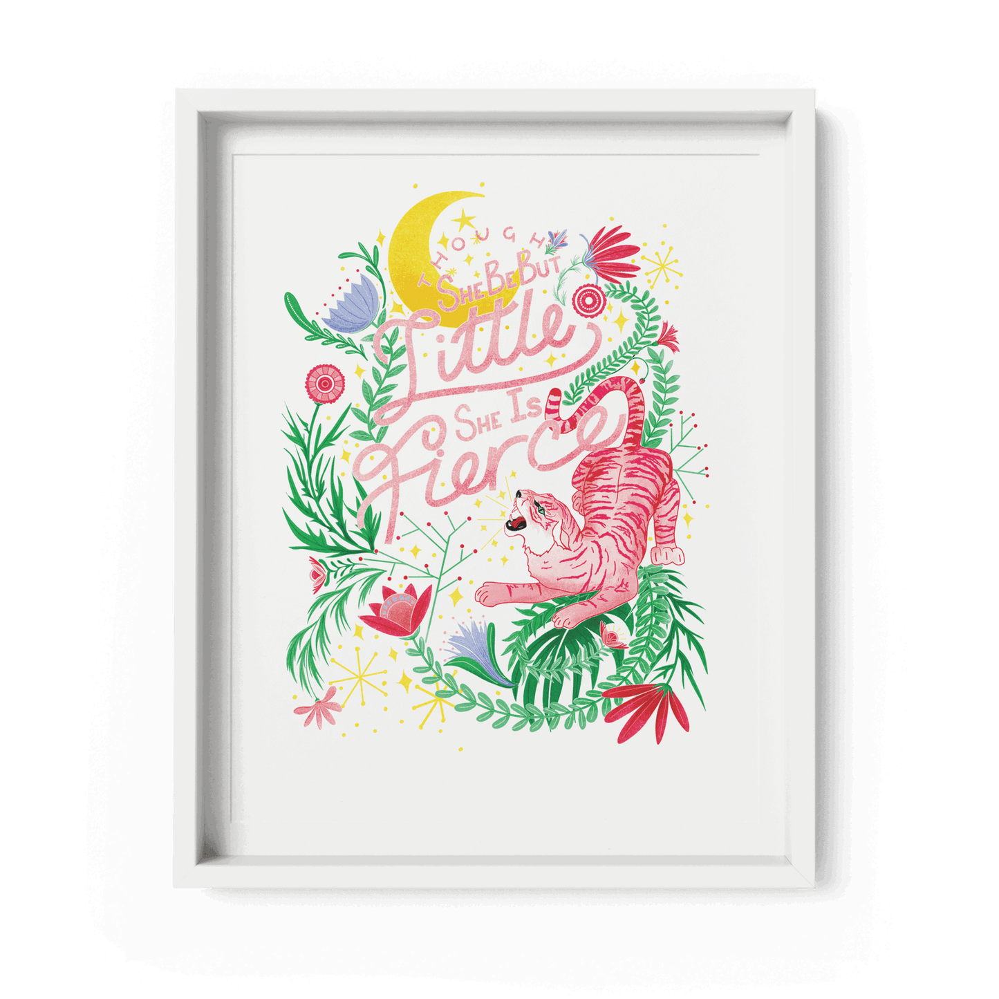 'Though She Be But Little She Is Fierce' Art Print - Fawn and Thistle - 