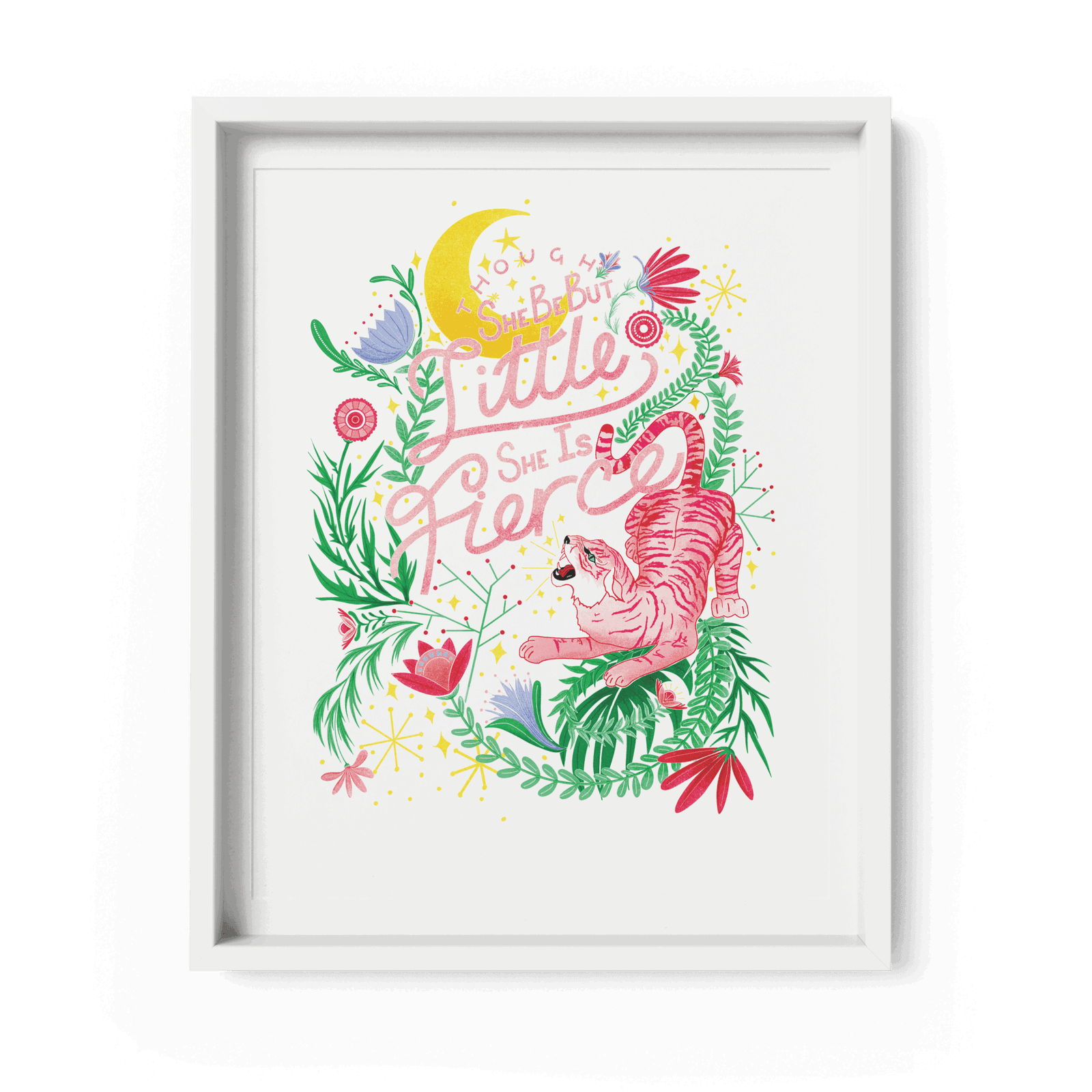 'Though She Be But Little She Is Fierce' Art Print - Fawn and Thistle - 