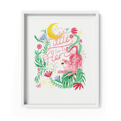 'Though She Be But Little She Is Fierce' Art Print - Fawn and Thistle - 