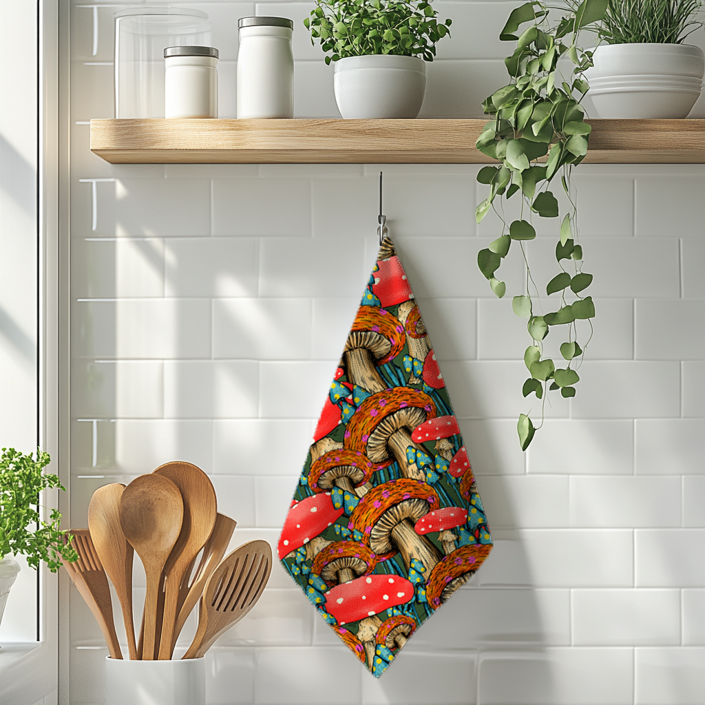 Mushroom Tea Towel