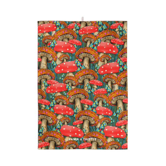 Mushroom Tea Towel