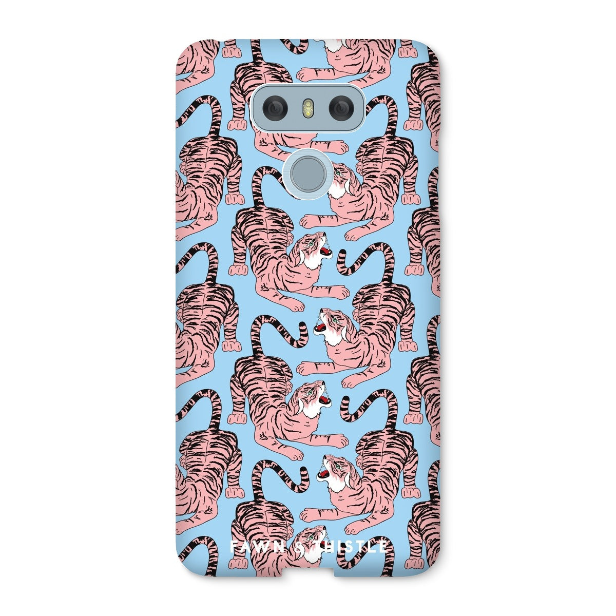 Roaring Pink Tiger Snap Phone Case