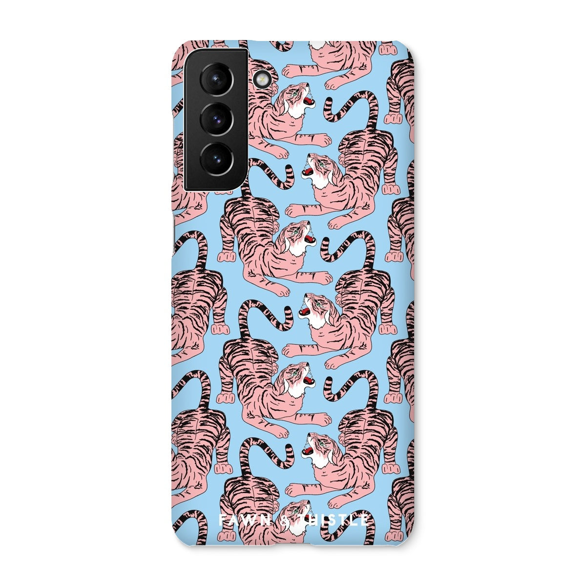Roaring Pink Tiger Snap Phone Case