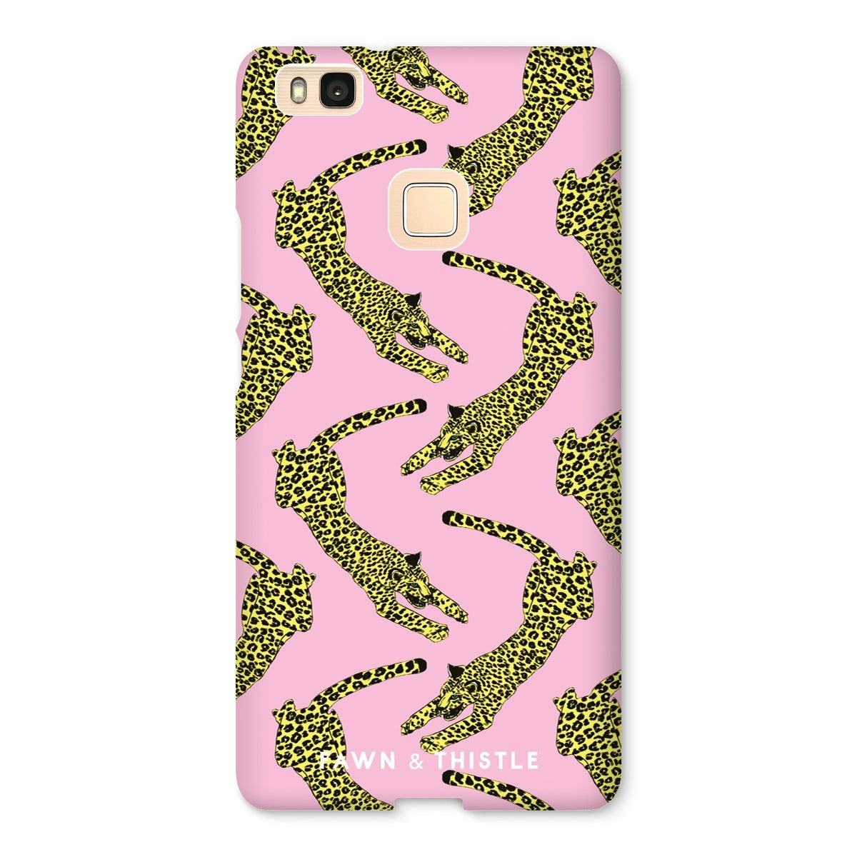 Leaping Leopard Pattern Phone Case