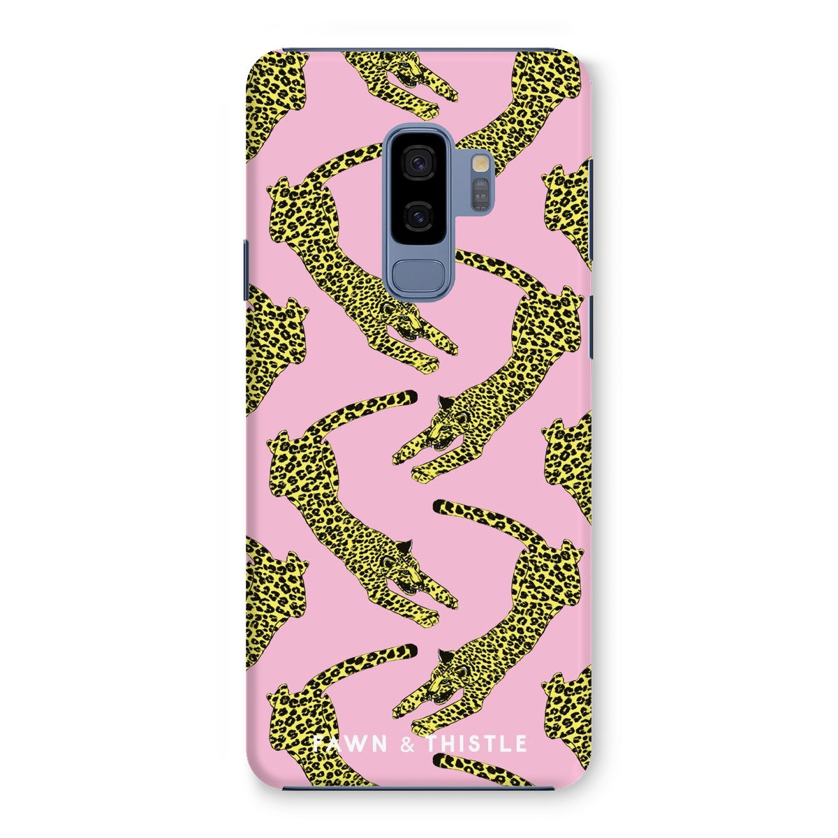 Leaping Leopard Pattern Phone Case