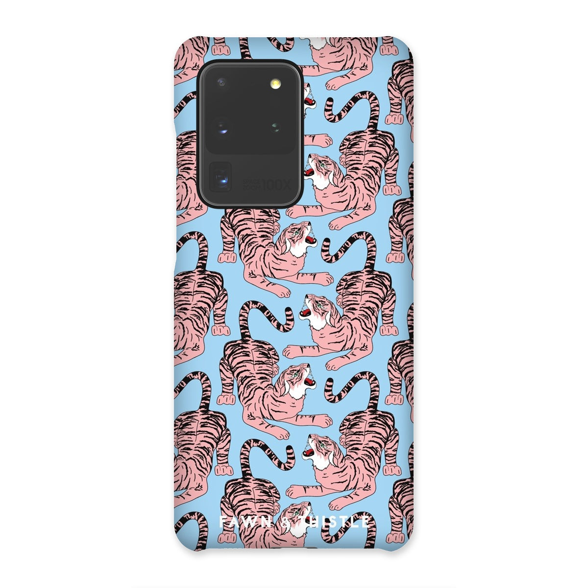 Roaring Pink Tiger Snap Phone Case